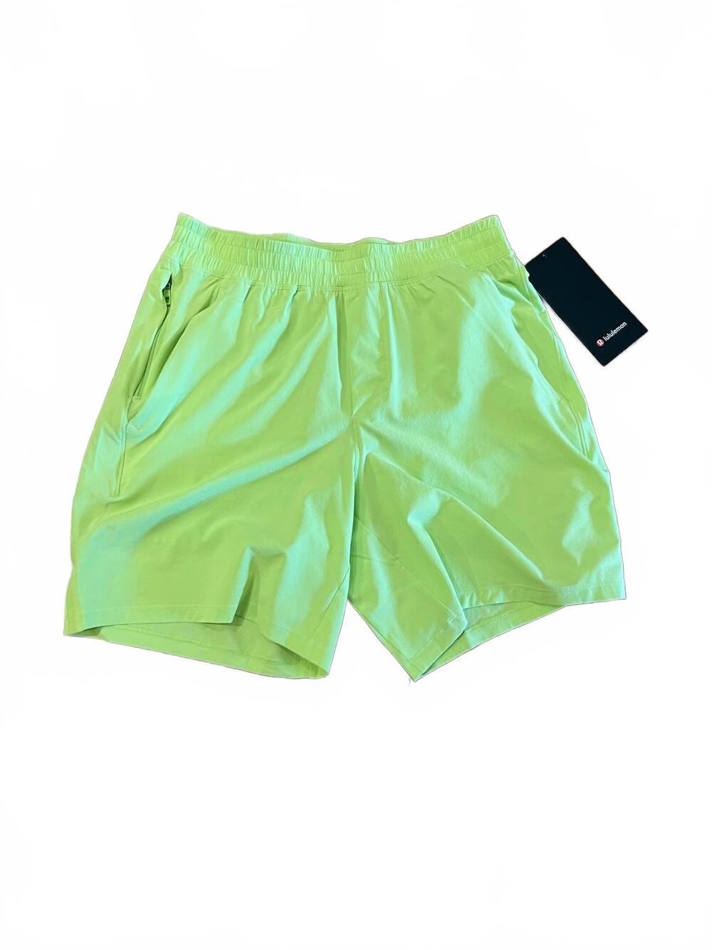 NEW LULULEMON men's pace breaker short in sour grape